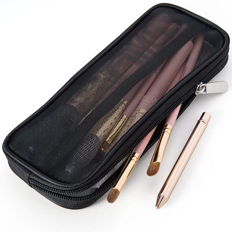 Men Accessories Kit Bag - Makeup Brush Travel Case Cosmetic Toiletry