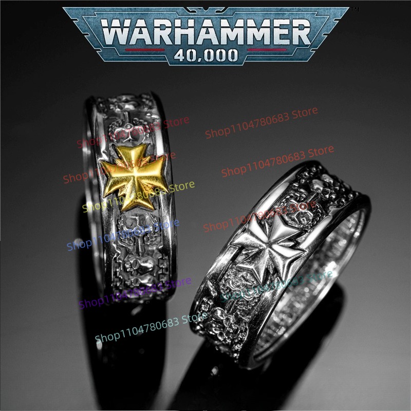 Men Accessories Gift Set - 40K Black Templars Crusader Vows Ring