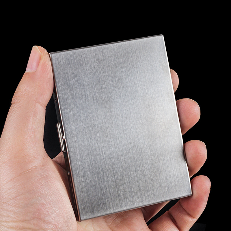 Men Accessories Bag - Stainless steel extended Stylish flip up