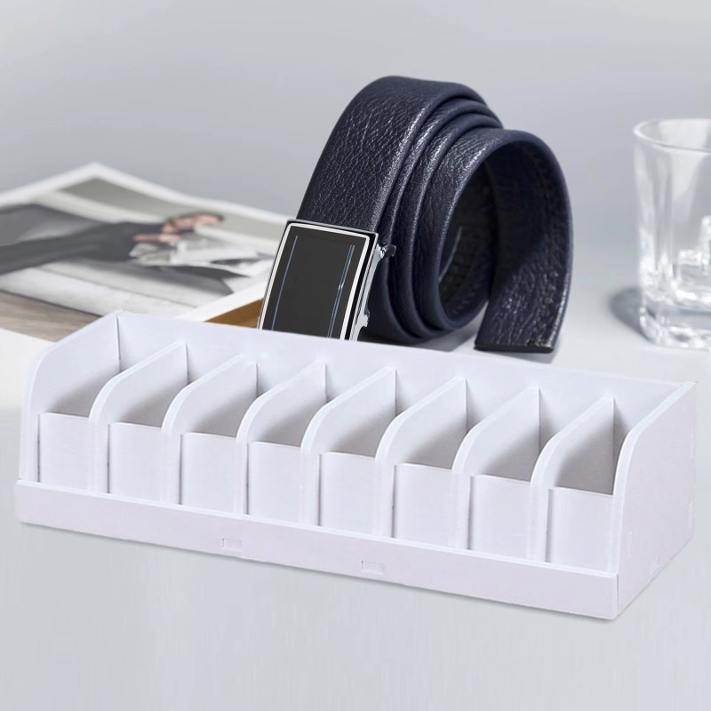 Men'S Accessories Wardrobe - Belt Organizer Box 6/8/10 Grids Belt