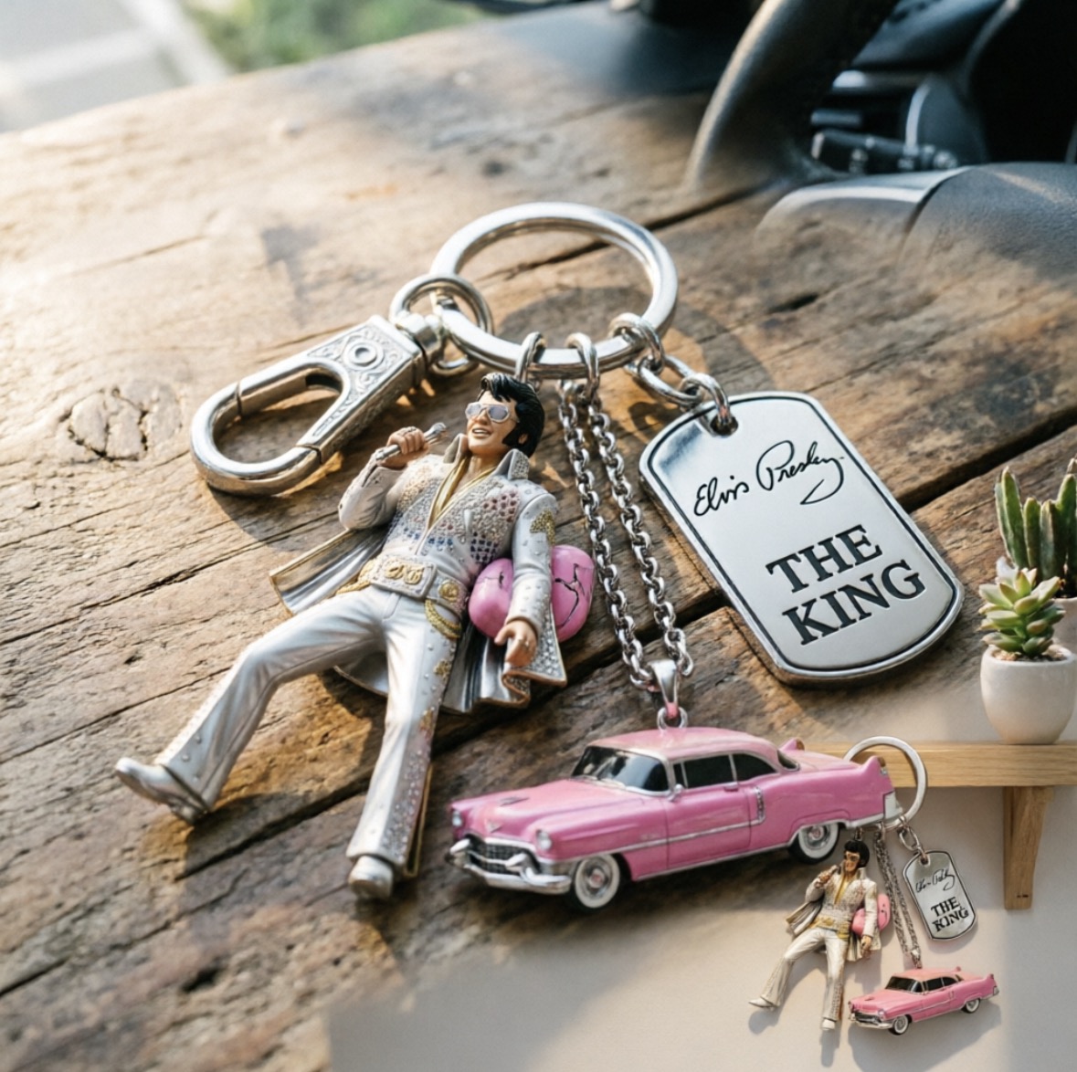 Men Keychain Accessories - Michael Jackson Keychain, Classic Dance King