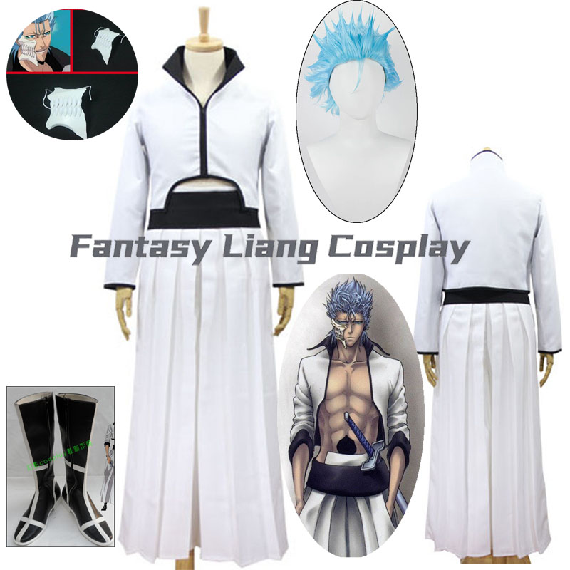 Men Accessories Korea - Anime Grimmjow Jeagerjaques Cosplay Costume Wig