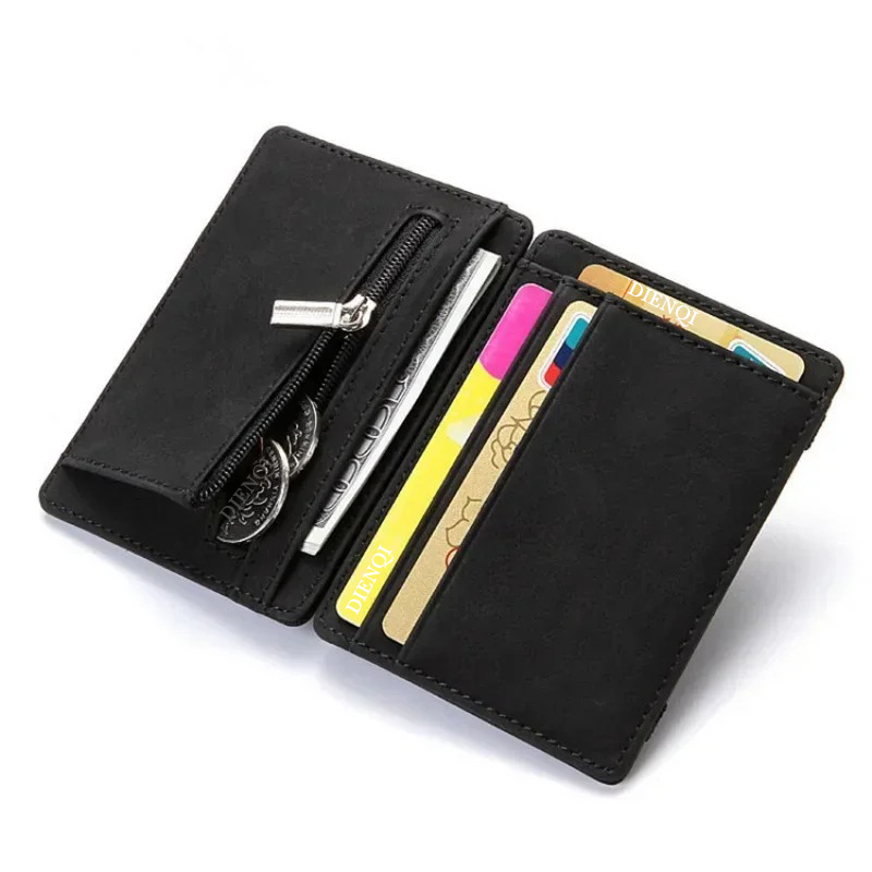 PU Leather Magic Wallet Men Bu - огляд і ціна Bifold Leather Wallet