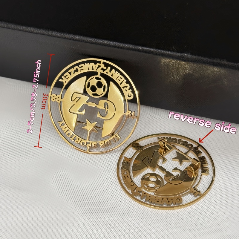 Custom Logo Brooch Simple Crea - огляд і ціна Men Accessories Gift Set