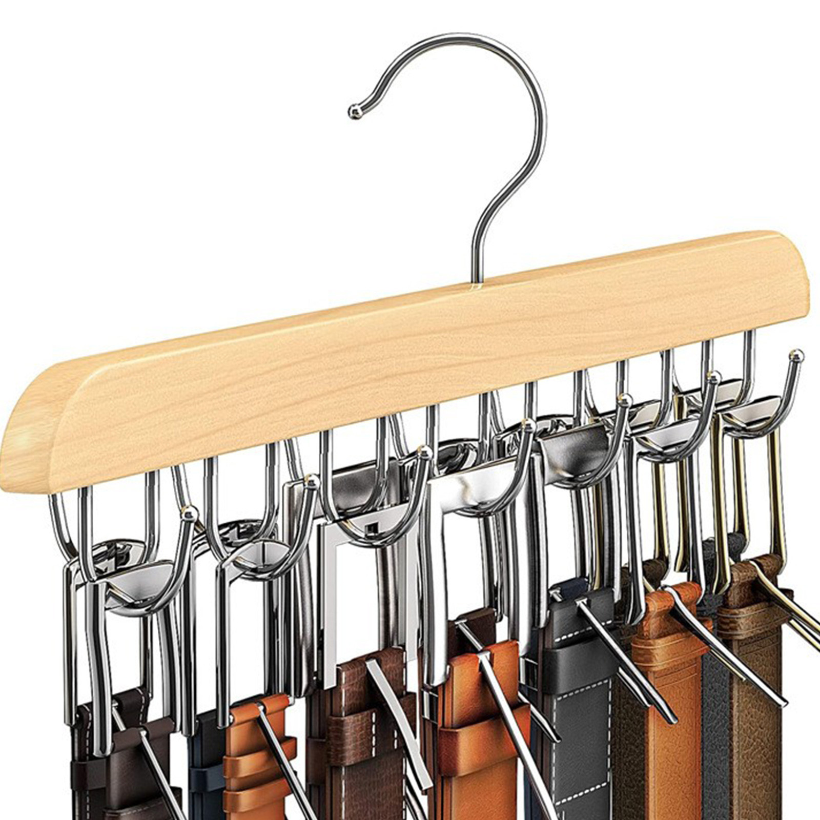 Wooden Belt Rack Women Storage - огляд і ціна Men'S Accessories Wardrobe