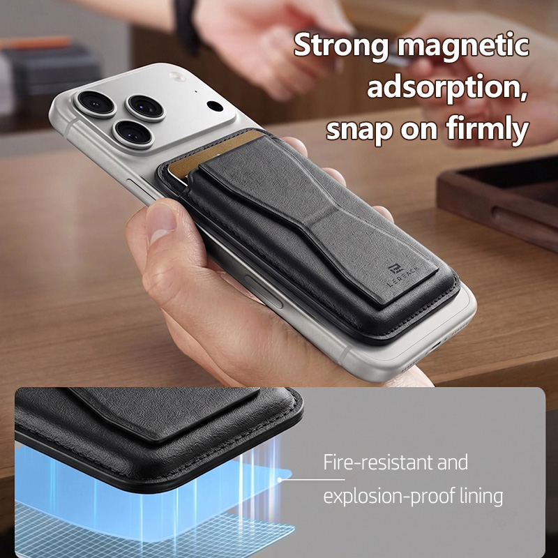 LEREACH for Magnetic Leather C - огляд і ціна Bifold Leather Wallet