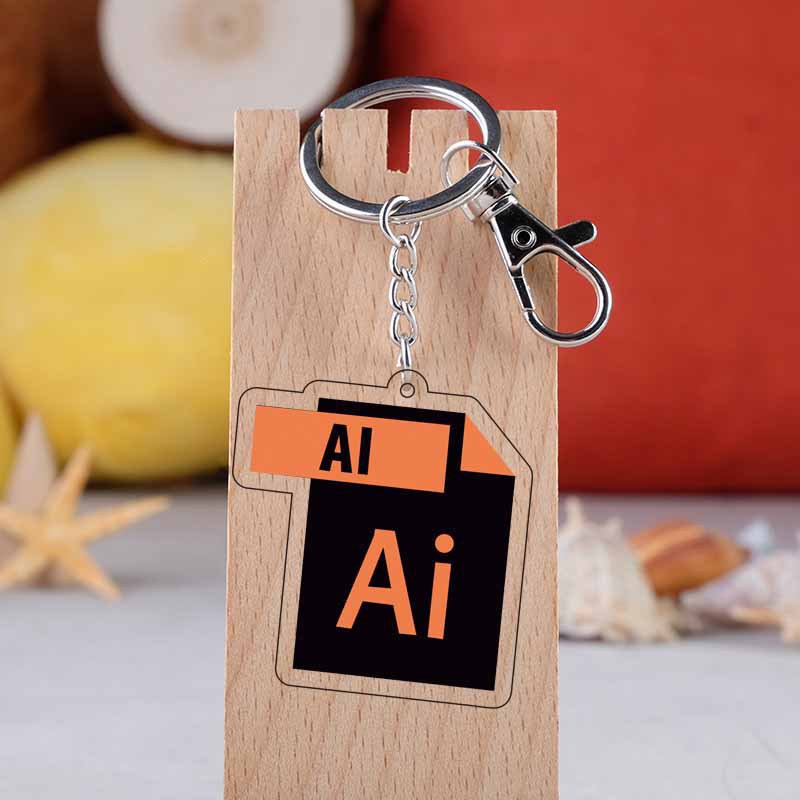 Cute Acrylic Software Icon Key - огляд і ціна Men'S Accessories Office