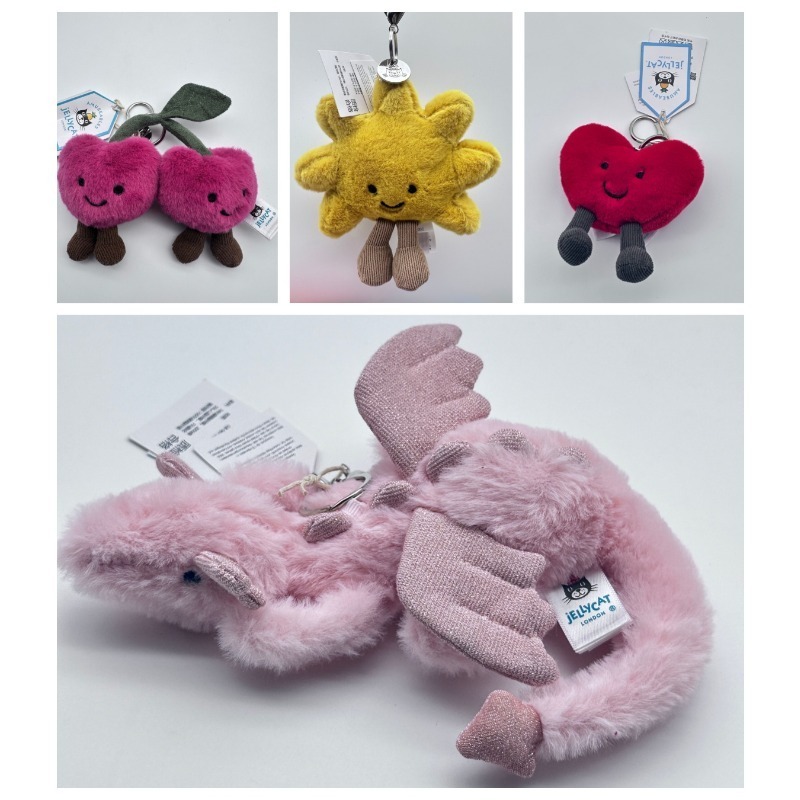 JC Hot Bag Cute Plush Toy Labe - огляд і ціна Men Keychain Accessories