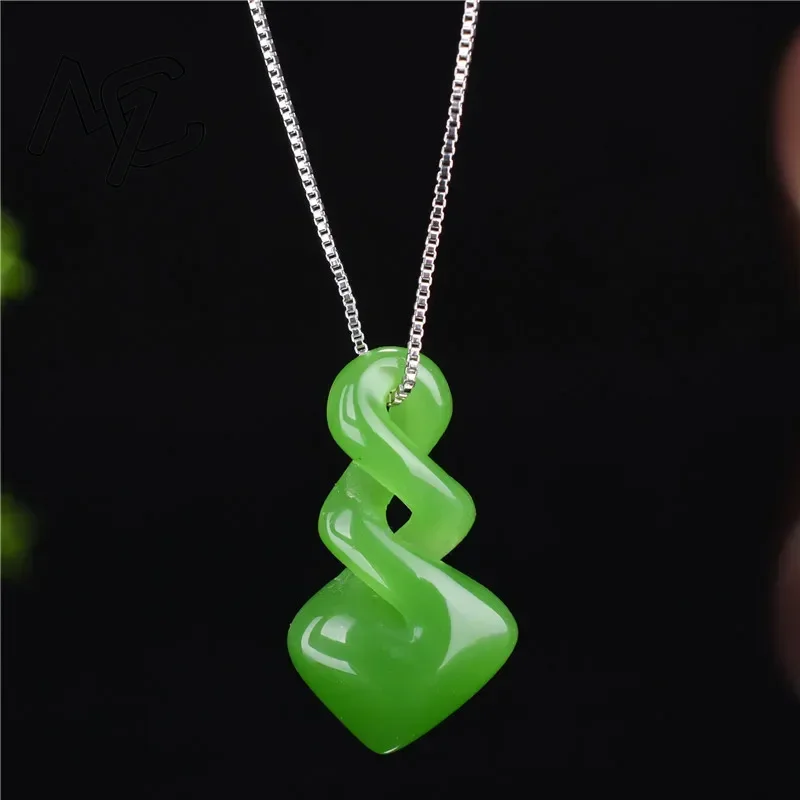 Natural Hetian Jade Green Colo - огляд і ціна Men'S Accessories Drop Shipping