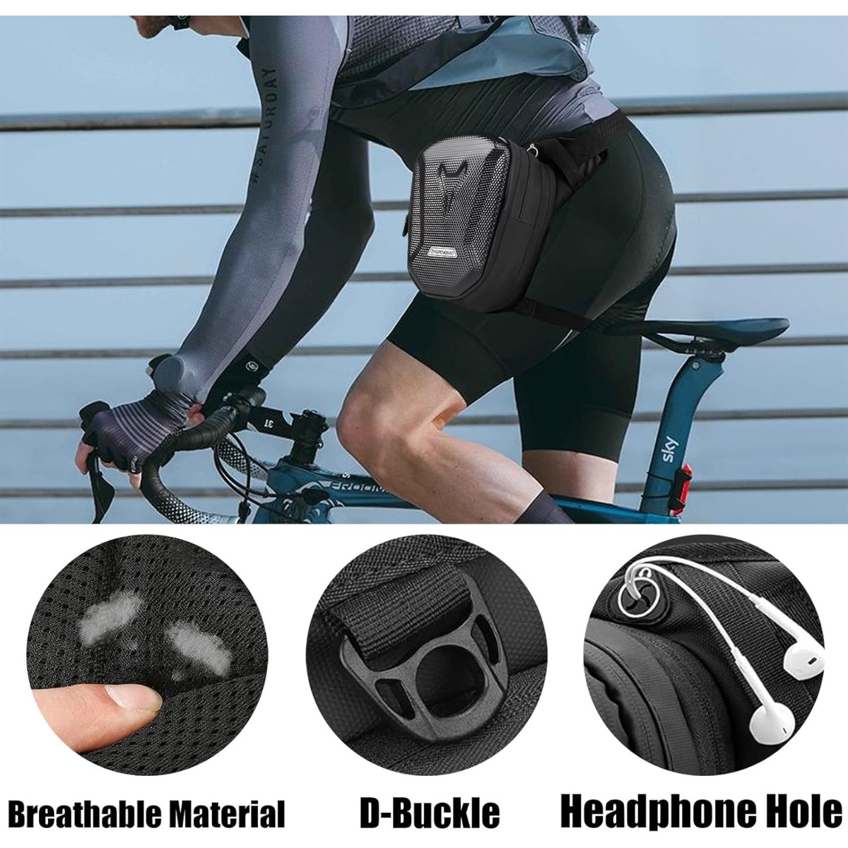Motorcycle Waist Pack Drop Leg - огляд і ціна Men Accessories Kit Bag
