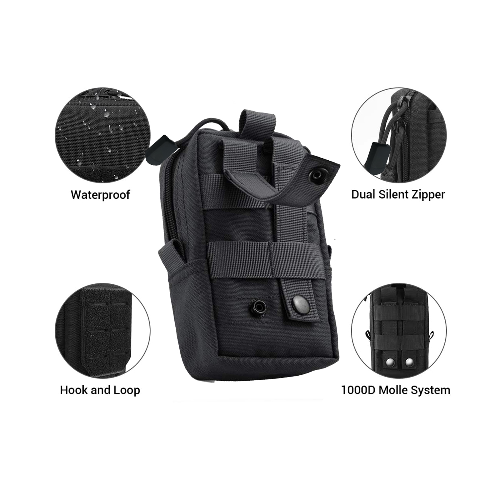 Tactical Molle Pouch Waist Bag - огляд і ціна Men Accessories Bag