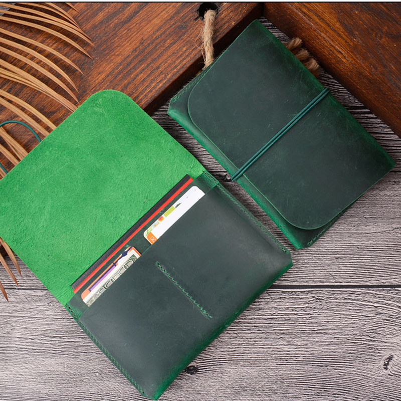 Handmade Top Layer Cowhide Lea - огляд і ціна Bifold Leather Wallet