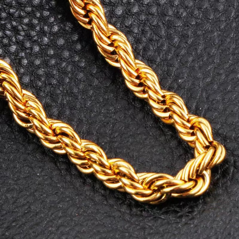45-60cm Beautiful 18K Gold 4mm - огляд і ціна Men'S Accessories Office