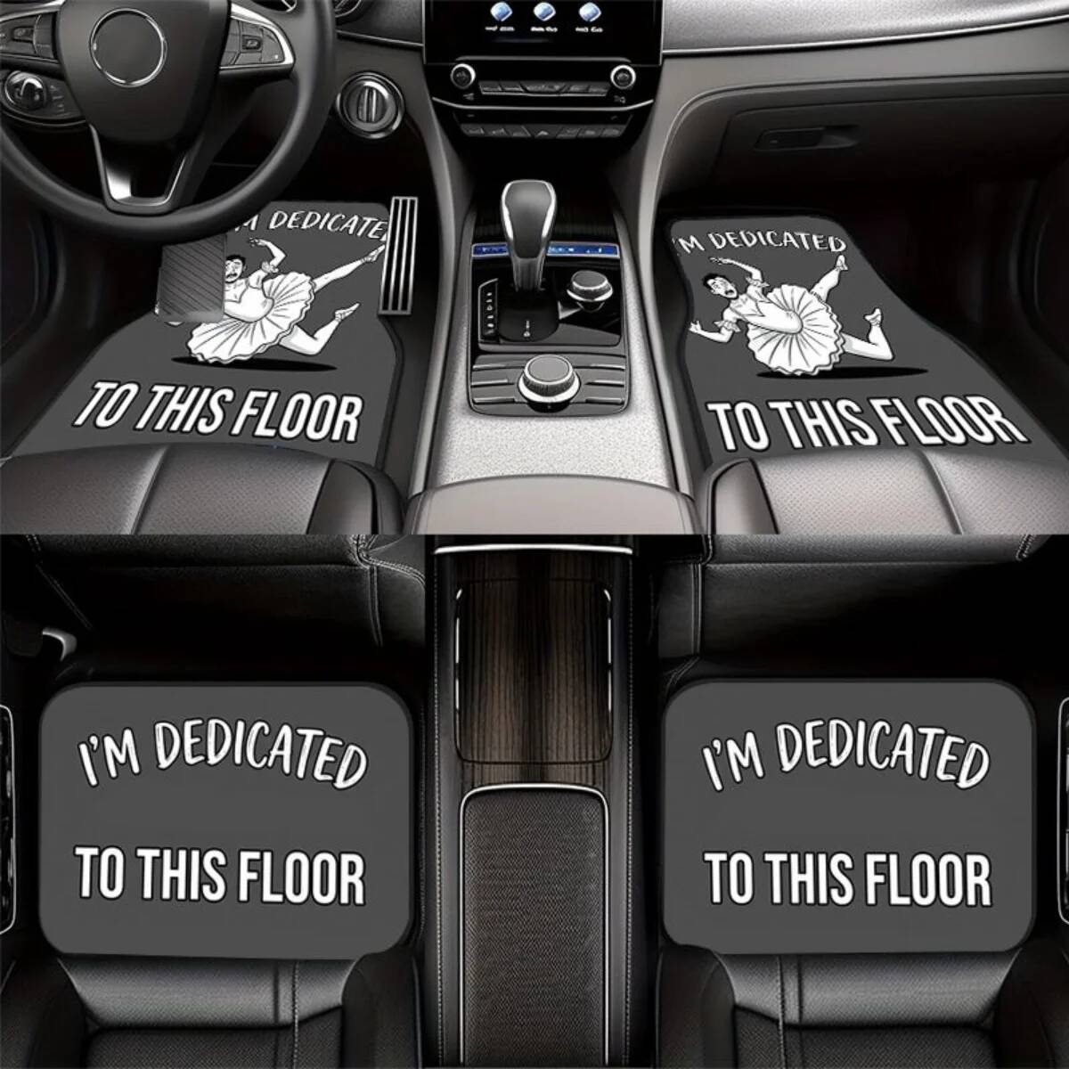 4Pcs Anti-Slip Car Floor Mats  - огляд і ціна Men'S Accessories Vans