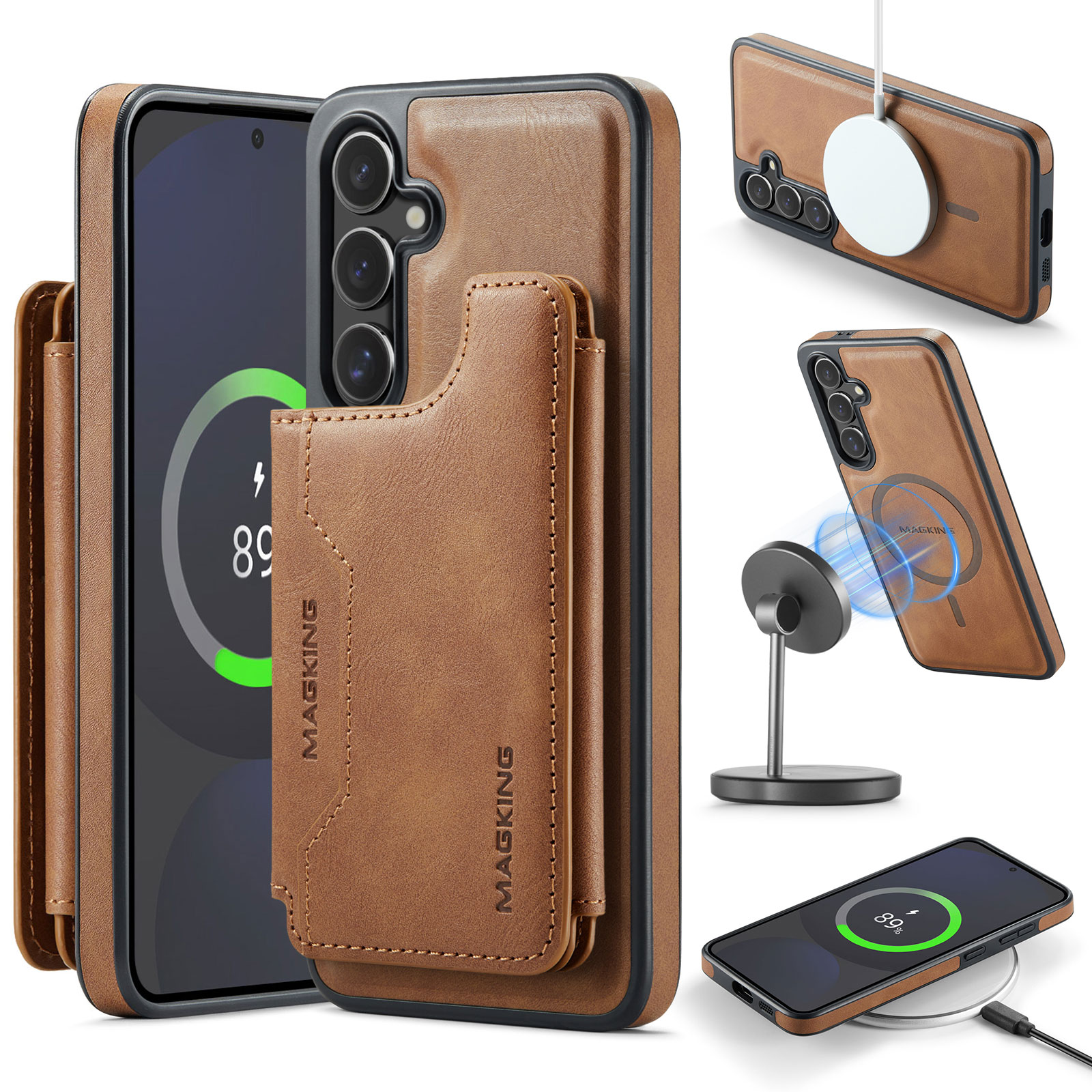 2 in 1 Detachable Card Holder  - огляд і ціна Bifold Leather Wallet