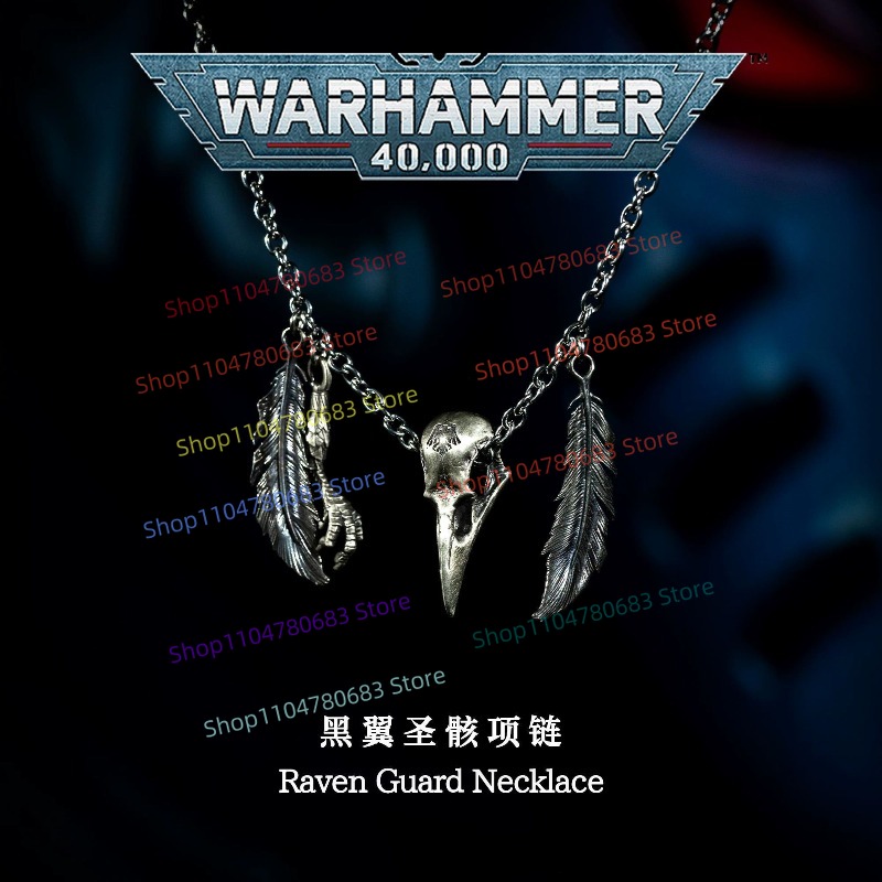 40K Raven Guard Necklace, Retr - огляд і ціна Men Accessories Gift Set