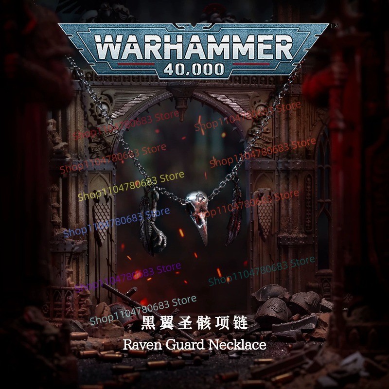 40K Raven Guard Necklace, Retr - огляд і ціна Men Accessories Gift Set