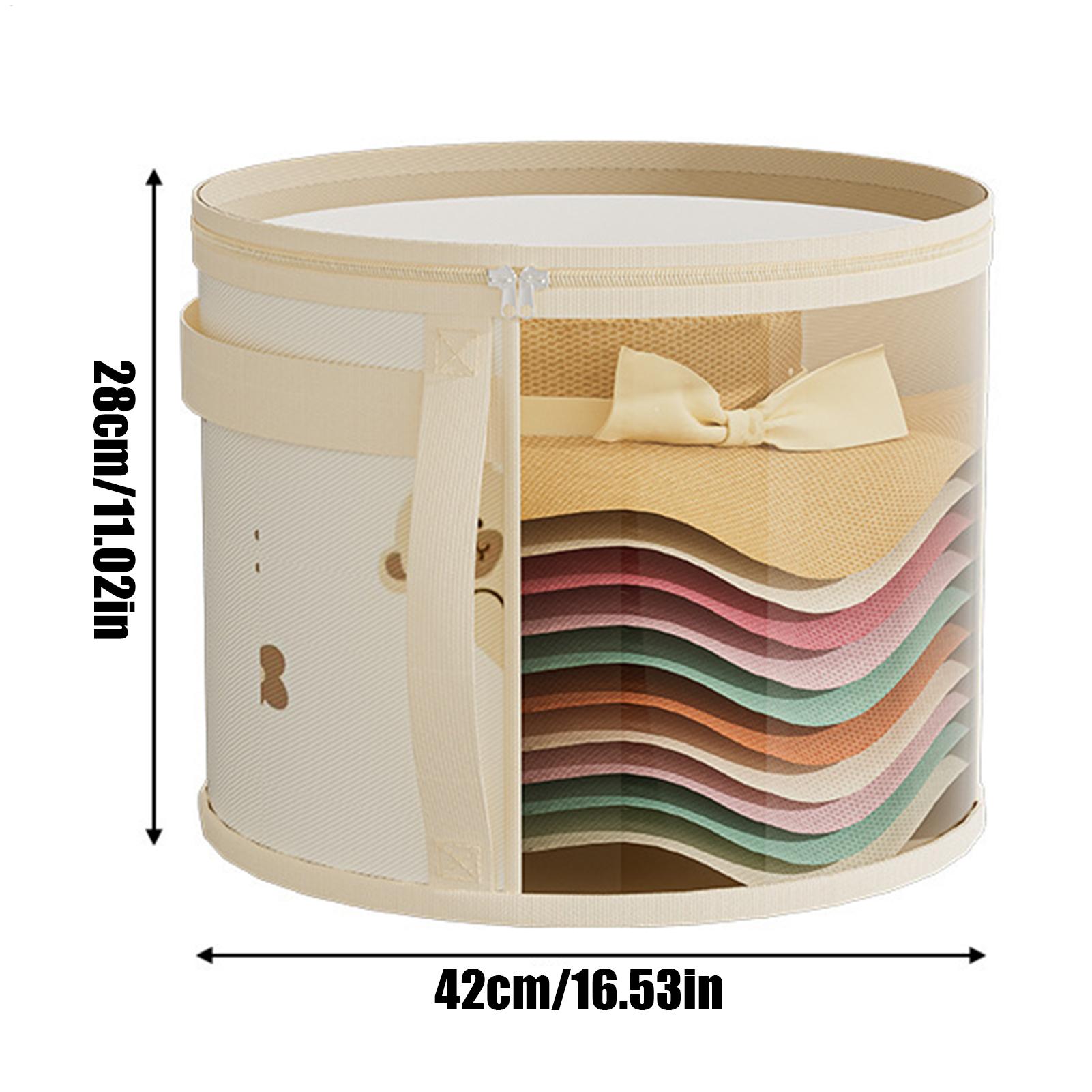 1pc Hat Storage Box Beach Hat  - огляд і ціна Men'S Accessories Wardrobe