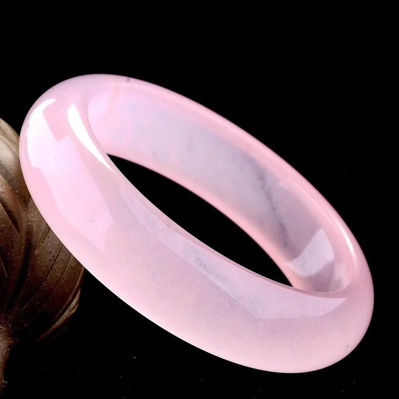 Genuine Natural Pink Jade Bang - огляд і ціна Men Accessories Style