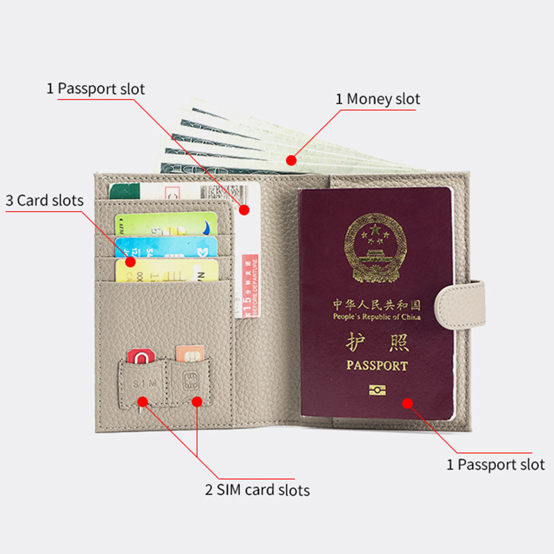 Genuine Cow Leather Passport H - огляд і ціна Bifold Leather Wallet