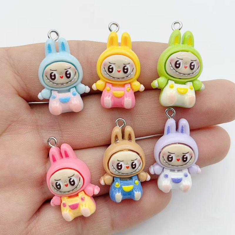 10Pcs Kawaii Rabbit Strawberry - огляд і ціна Men Keychain Accessories