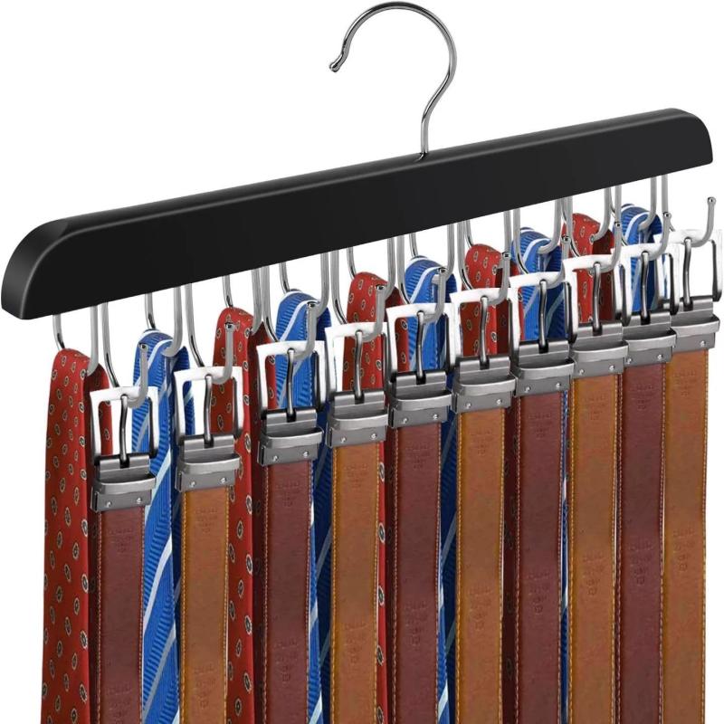Wooden Belt Rack Women Storage - огляд і ціна Men'S Accessories Wardrobe