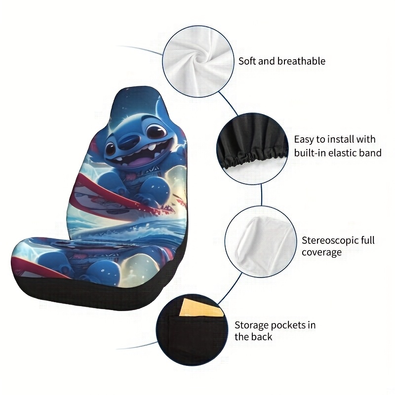 Stitch Pattern Design Car Seat - огляд і ціна Men'S Accessories Vans