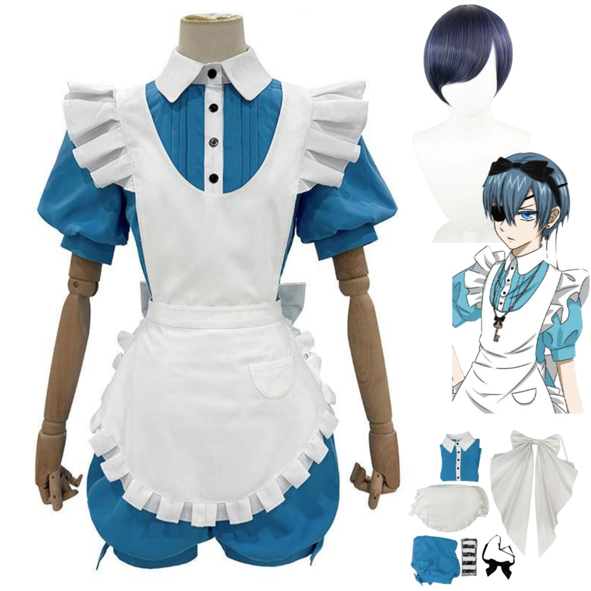 Anime Ciel Phantomhive Smile C - огляд і ціна Men Accessories Korea