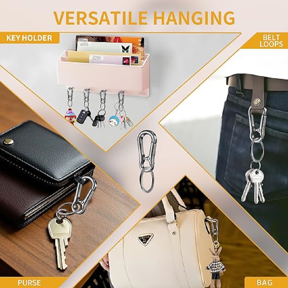 6/12/20 Pcs Alloy Clip Keychai - огляд і ціна Men Accessories Bag