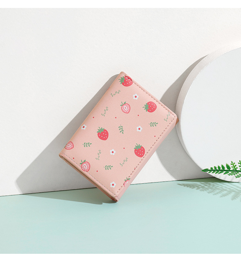 Cute Three-Fold Ladies Wallet  - огляд і ціна Bifold Leather Wallet