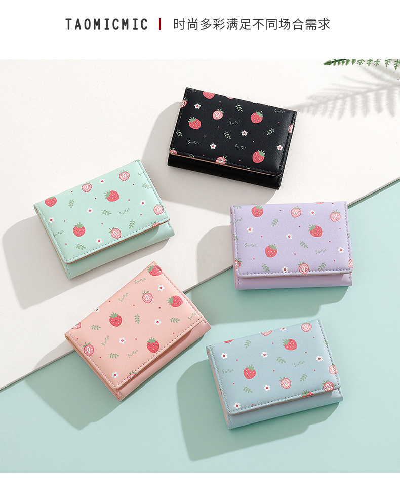 Cute Three-Fold Ladies Wallet  - огляд і ціна Bifold Leather Wallet