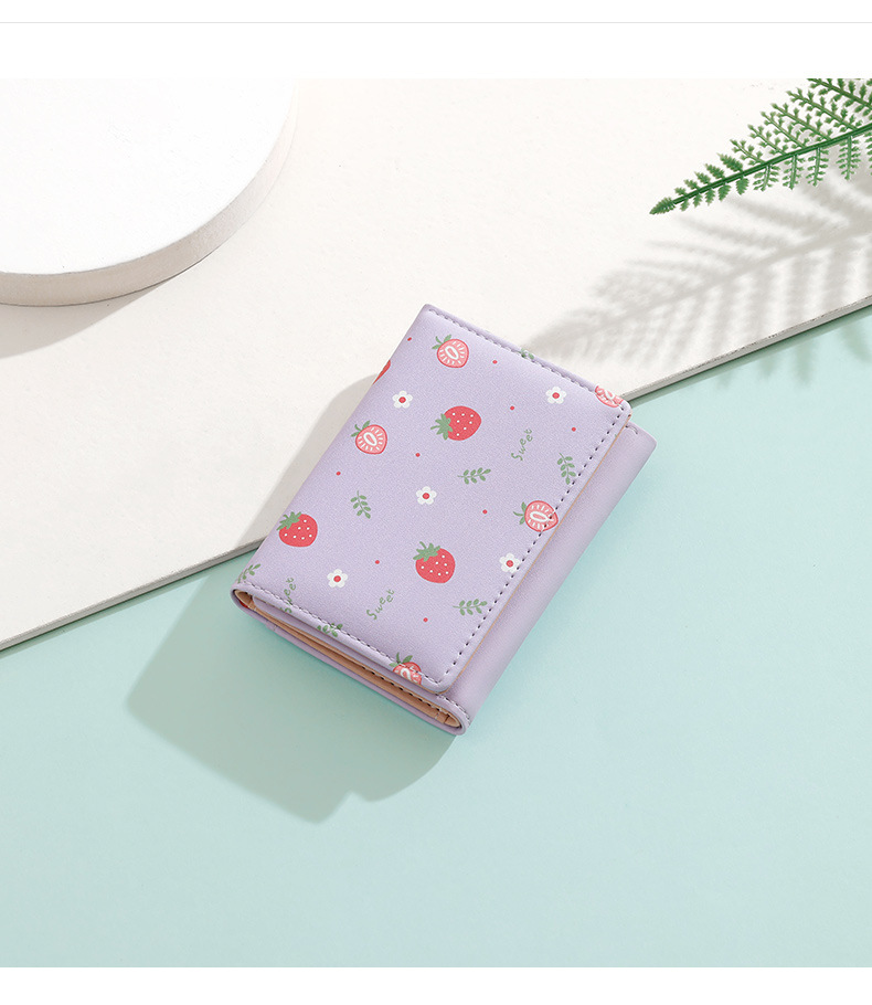 Cute Three-Fold Ladies Wallet  - огляд і ціна Bifold Leather Wallet